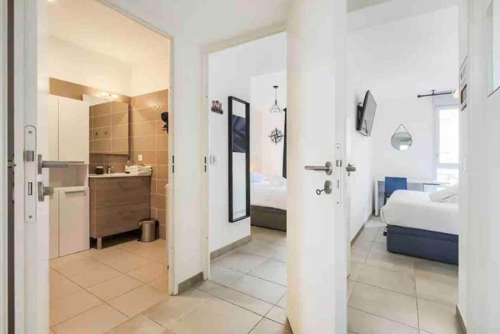 Logement Moderne Luxueux Parking Ac Cote De La Mer Nicea Zewnętrze zdjęcie