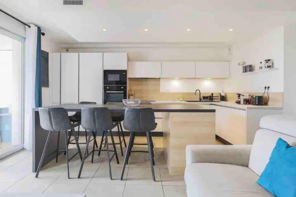Logement Moderne Luxueux Parking Ac Cote De La Mer Nicea Zewnętrze zdjęcie